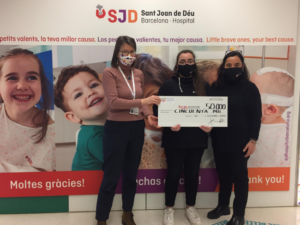 sexto cheque de 50.000 euros al Hospital Sant Joan de Déu para investigar el Rabdomiosarcoma